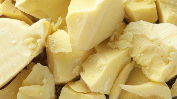 Raw shea butter chunks